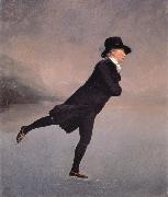 RAEBURN, Sir Henry Reverend Robert Walker Skating on Duddin France oil painting artist